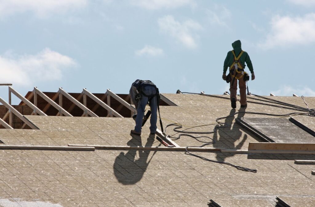 Kings Roofing & Contracting performing roof installation in Meridian, ID, demonstrating precise Roofing Company workmanship.