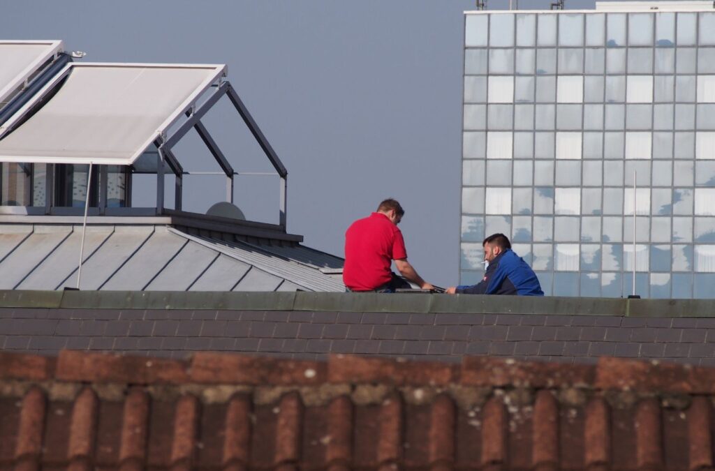 A Kings Roofing & Contracting specialist applying commercial roofing in Boise, ID with expert handling and technical precision. Commercial Roofing near me.