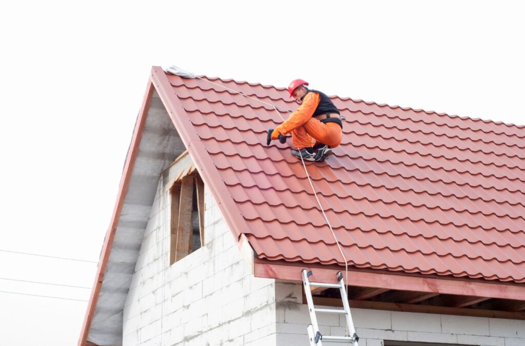 Kings Roofing & Contracting professional fixing damaged shingles in Meridian, ID, emphasizing dependable, expert roof repair service. Roof Repair near me.
