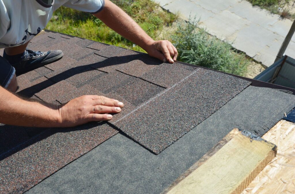 A Kings Roofing & Contracting pro doing Roof Replacement in Eagle, ID with tight flashing, secure nails and tidy cleanup. Roof Replacement near me.